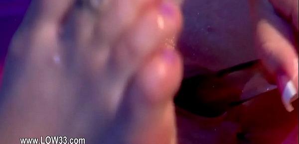  Incredible redhead fingering soft skin